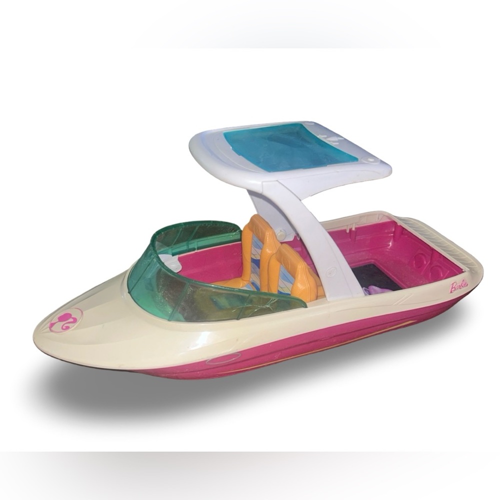 Mattel Barbie Dolphin Magic Ocean View Boat 17.5" 2016 Speedboat Doll Toy